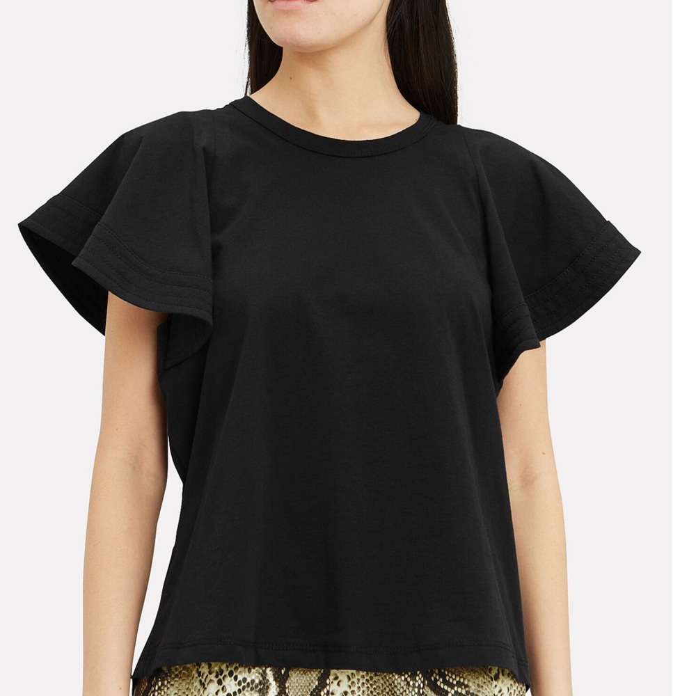 A.L.C. Carrie flutter sleeve top